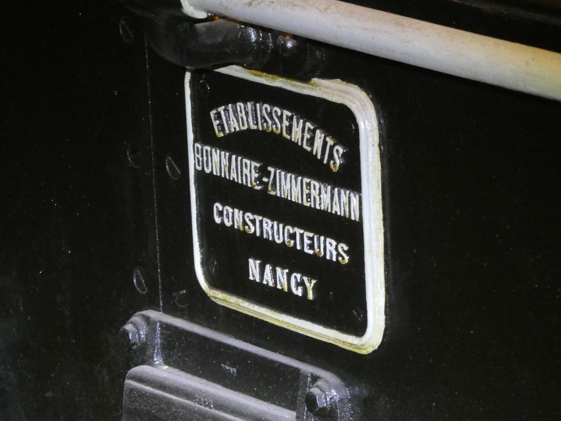 Ligne Maginot - HATTEN (I / 23° RIF) - (Abri) - Marque de la cuisinière - ELLENA Daniel - CUNY Philippe