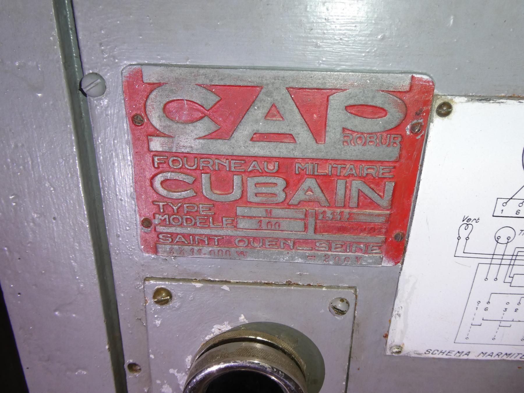 Ligne Maginot - Equipements de cuisine CUBAIN- ALS.THOM (CUBAIN) - 