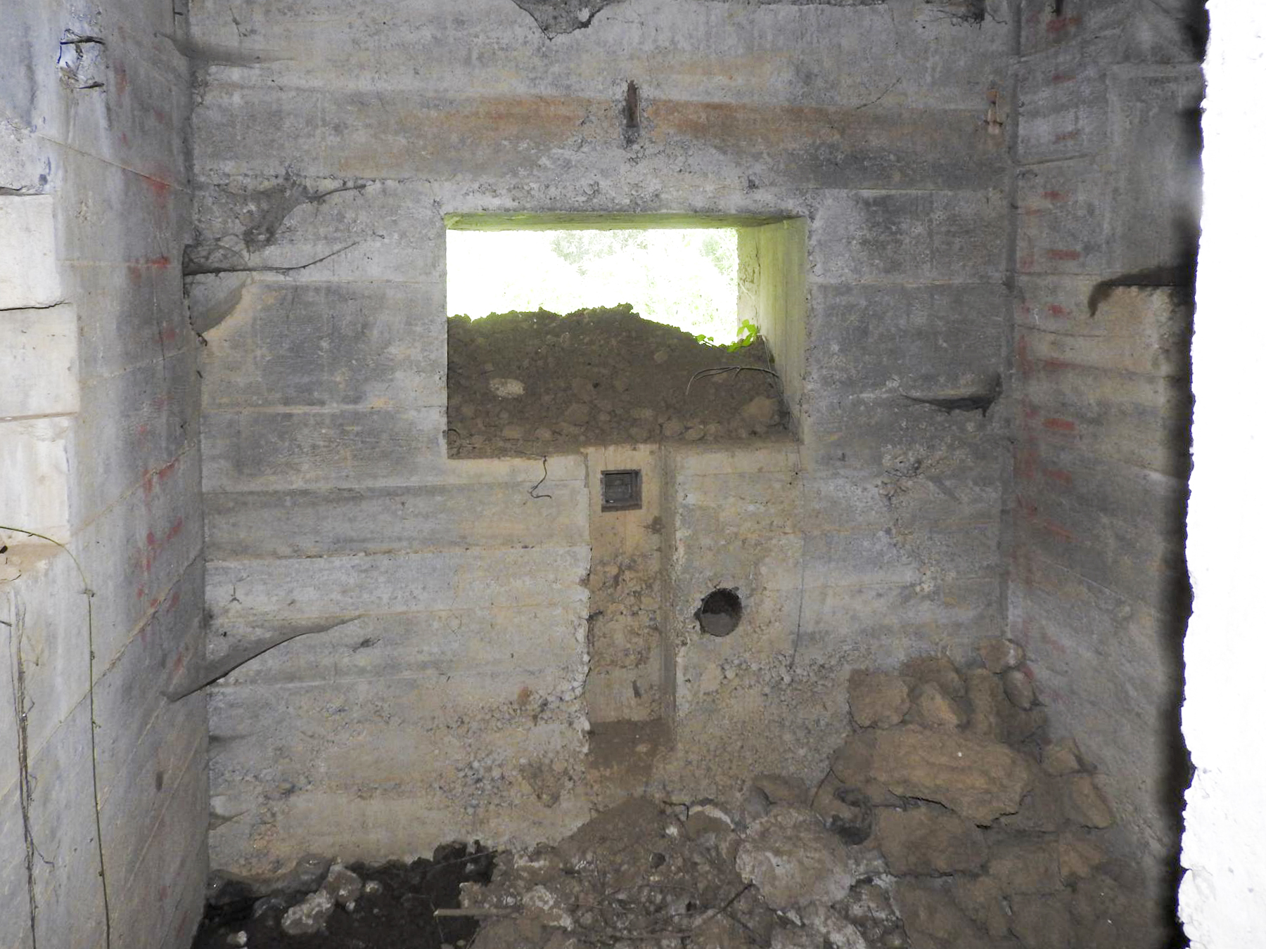 Ligne Maginot - PLAN - (Casemate d'infanterie - Simple) - La chambre de tir pour mitrailleuse. - Stenger Mathieu