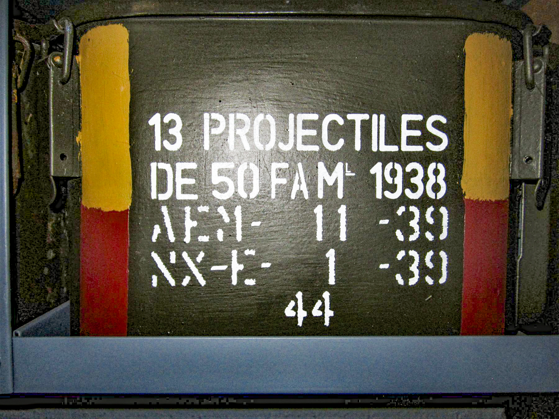 Ligne Maginot - OBERROEDERN SUD - RIEFFEL - (Casemate d'infanterie - Double) - Caisse d'obus de mortier de 50