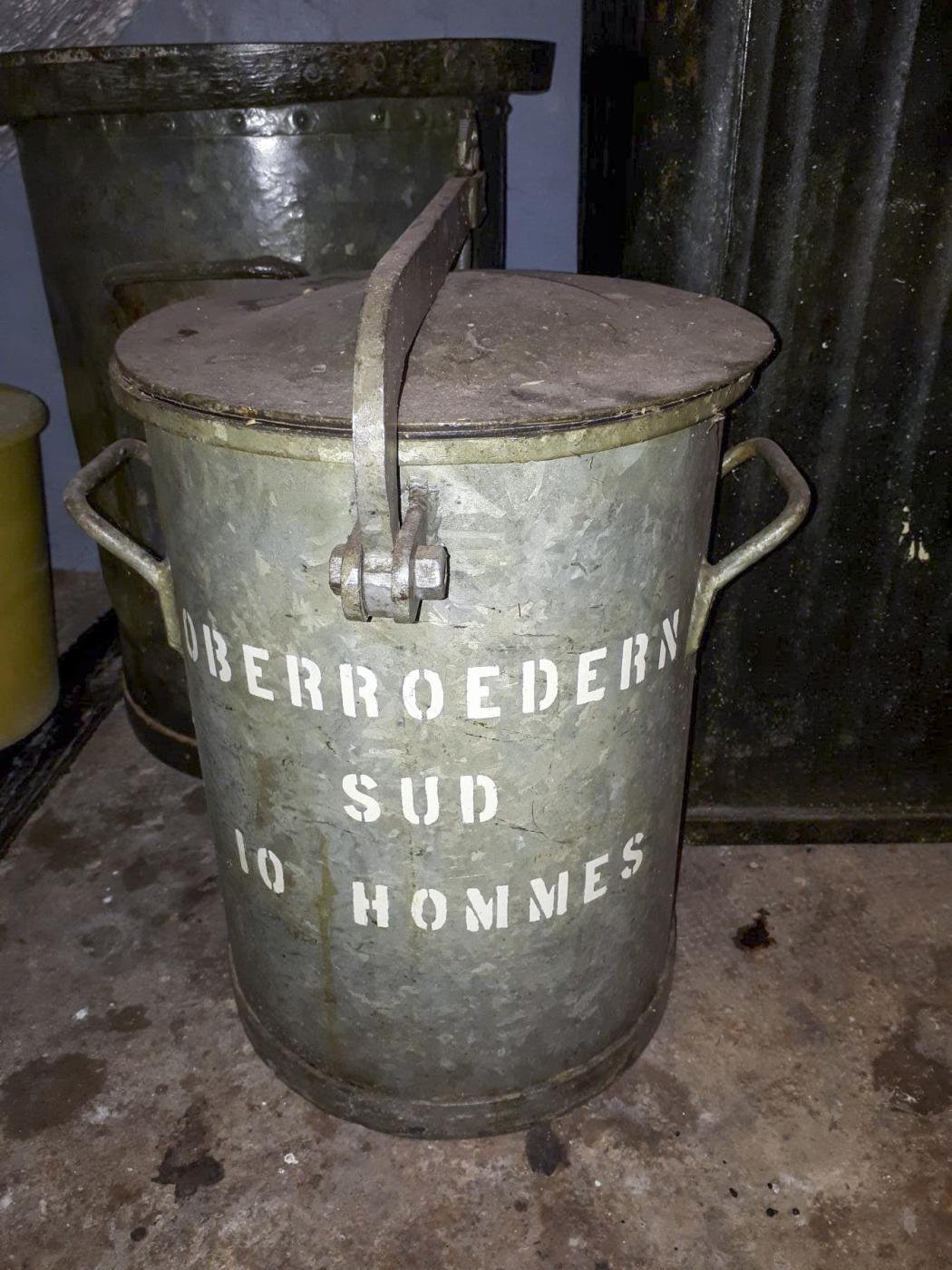 Ligne Maginot - OBERROEDERN SUD - RIEFFEL - (Casemate d'infanterie - Double) - Norvégienne pour le transport des repas chaud