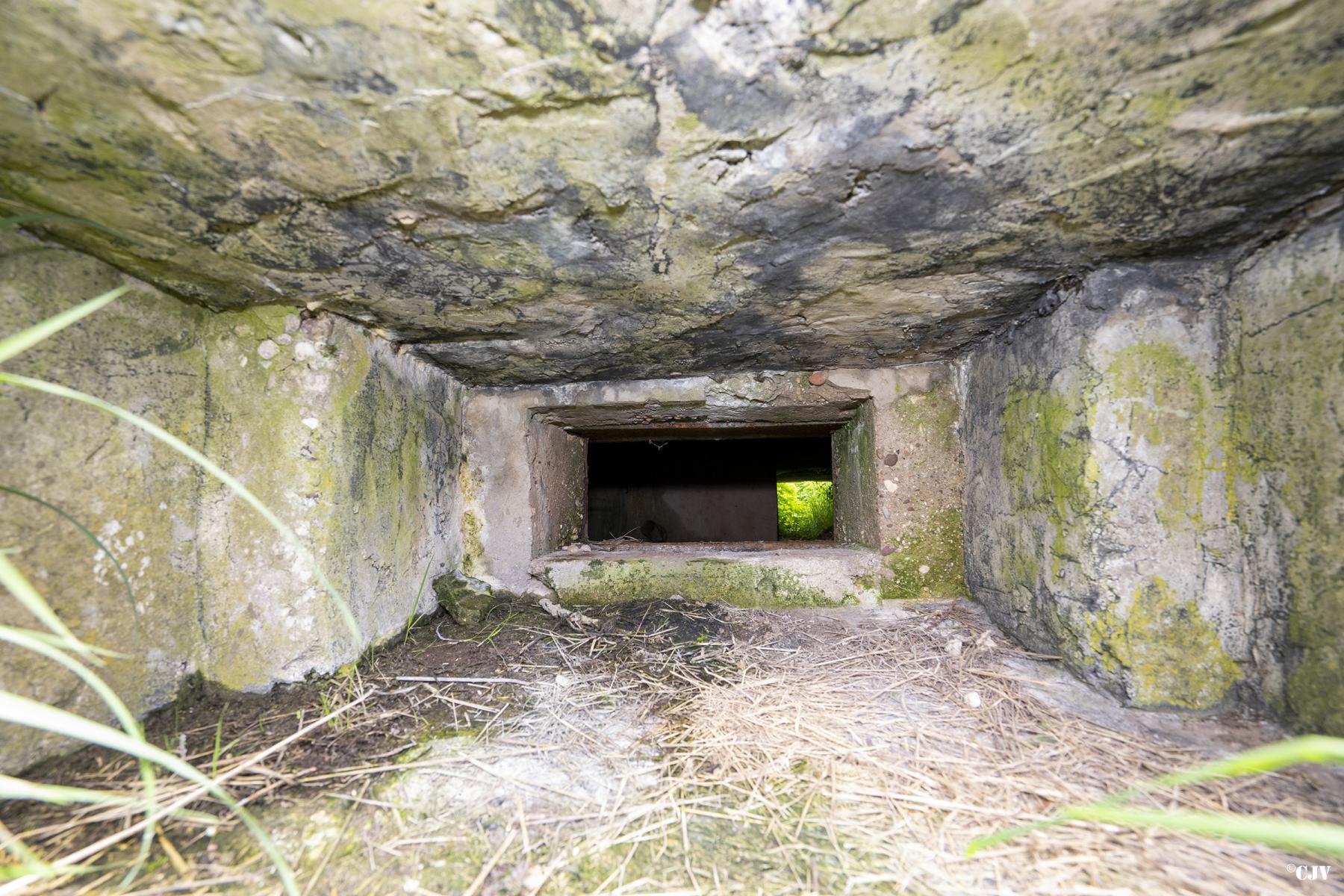Ligne Maginot - M13B - KNOPP 2 - (Blockhaus pour arme infanterie) - Le créneau - Lia VERMEULEN