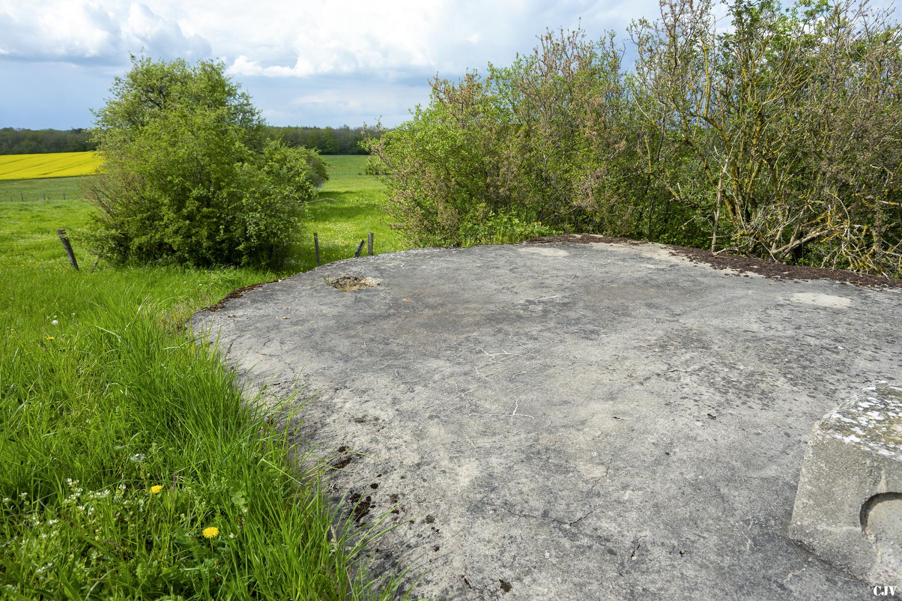 Ligne Maginot - M13B - KNOPP 2 - (Blockhaus pour arme infanterie) - Le toit - Lia VERMEULEN