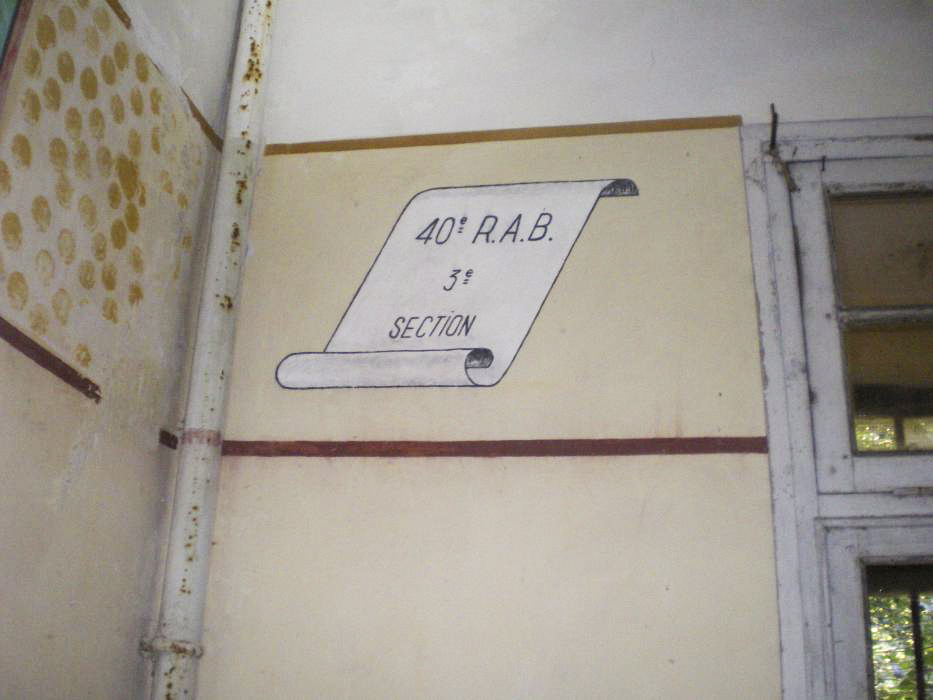 Ligne Maginot - LEMBACH - (Camp de sureté) - 40° RAB - 3éime section