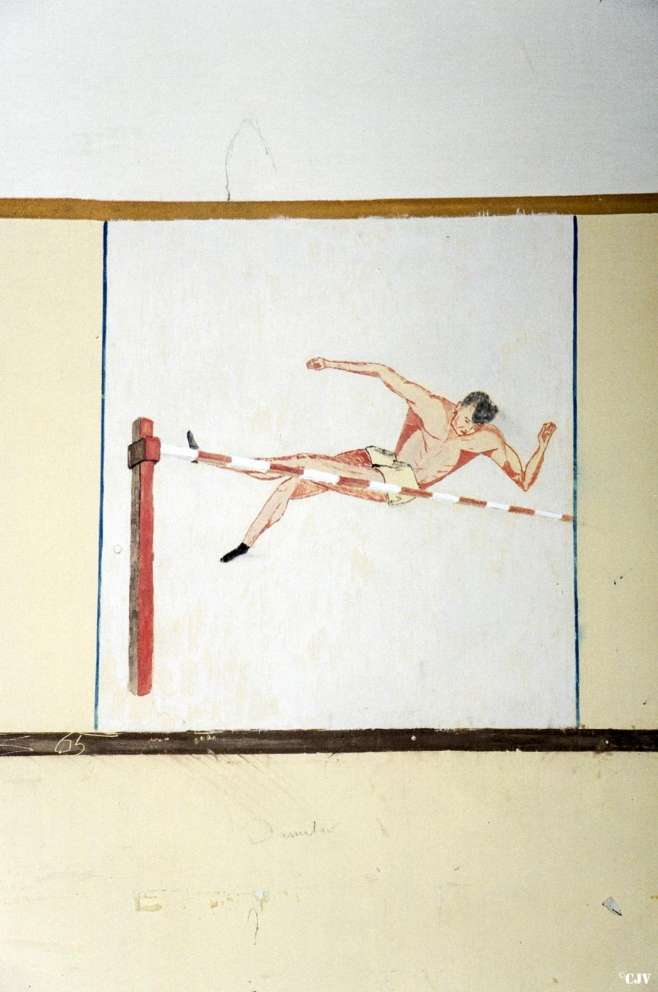 Ligne Maginot - LEMBACH - (Camp de sureté) - Peinture murale
