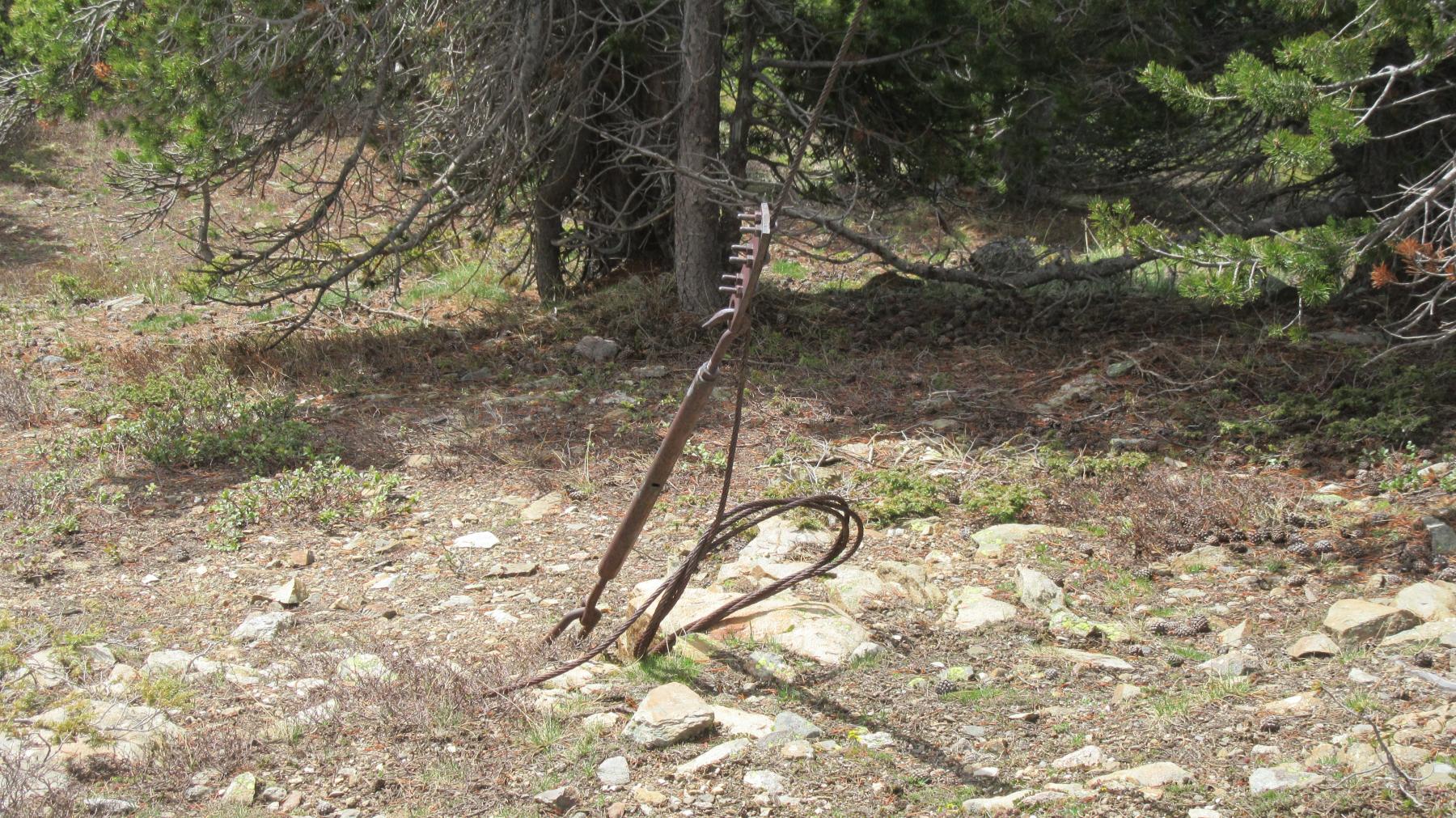 Ligne Maginot - TLFR - TéLéPHéRIQUE SAINT-CHAFFREY - GRANON - (RESEAU - Téléphérique (ligne)) - L'un des 4 haubans  - Jean Berthier