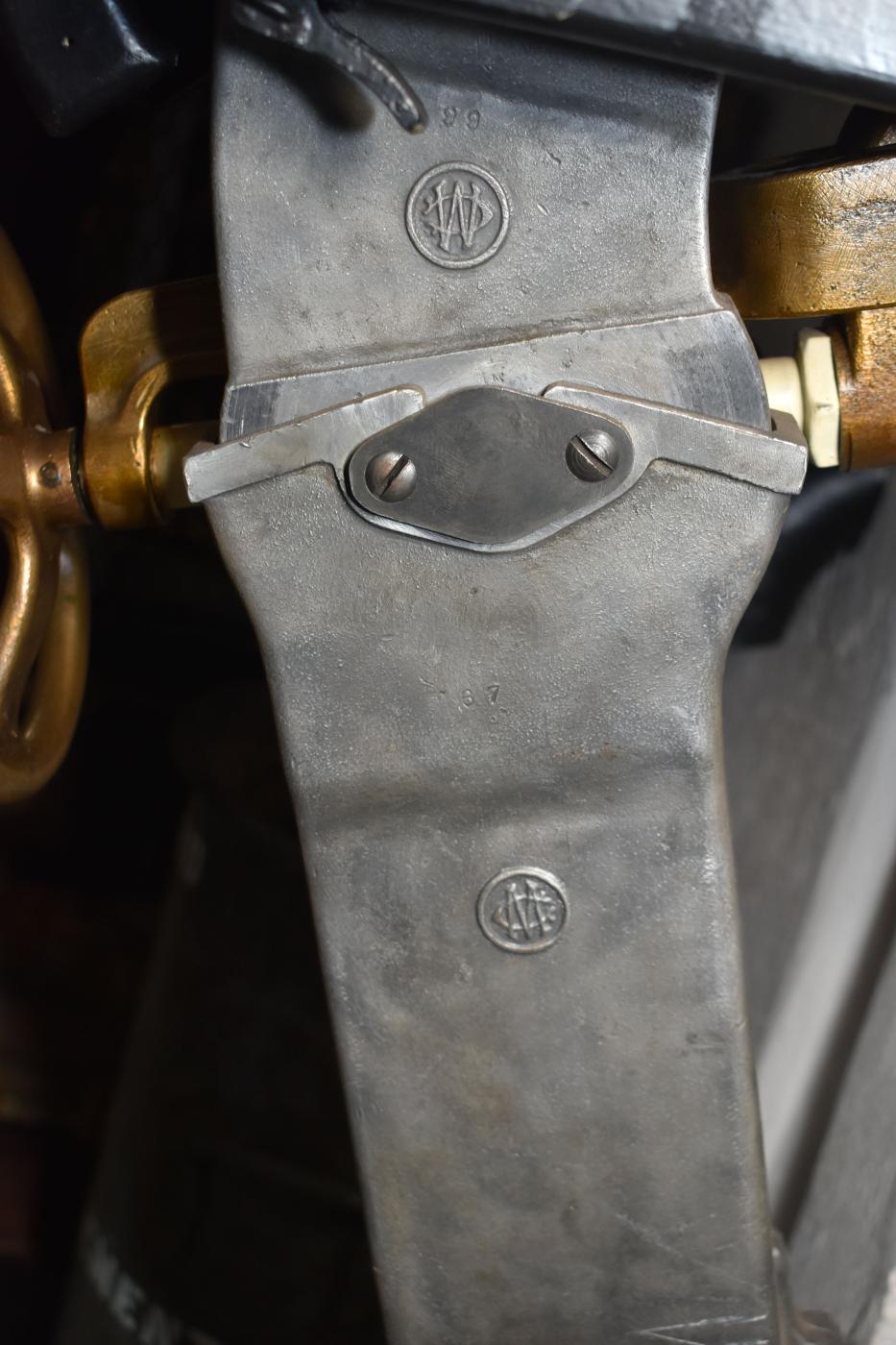 Ligne Maginot - OBERROEDERN SUD - RIEFFEL - (Casemate d'infanterie - Double) - Marquage sur un JM - Daniel Froehly