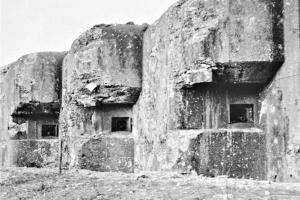 Ligne Maginot - FERMONT - A2 - (Ouvrage d'artillerie) - Le bloc 4 après les combats
