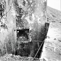 Ligne Maginot - FERMONT - A2 - (Ouvrage d'artillerie) - Le bloc 4 après les combats
La caponnière FM défendant le fossé diamant