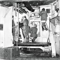 Ligne Maginot - FERMONT - A2 - (Ouvrage d'artillerie) - Bloc 4
L'une des pièces de 75 mle 32 sous casemate avec ses servants