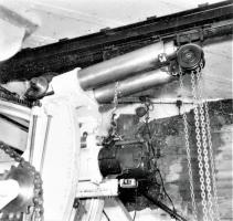 Ligne Maginot - Canon-obusier de 75 mm modèle 1932 sous casemate (75 32) - Ouvrage de Fermont bloc 4
Démontage du tube