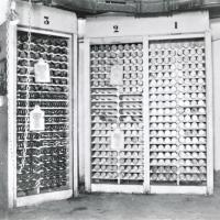 Ligne Maginot - FERMONT - A2 - (Ouvrage d'artillerie) - Bloc 4
Casiers à munitions du magasin M3 approvisionné à 600 coups par pièce