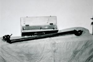 Ligne Maginot - Lunette de visée APX L673 (L673) - Ouvrage de Fermont bloc 4
La lunette de visé en deux parties


