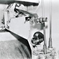 Ligne Maginot - Lunette de visée APX L673 (L673) - Ouvrage de Fermont bloc 4
La lunette en place sur la pièce
