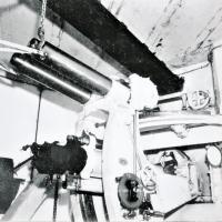 Ligne Maginot - Canon-obusier de 75 mm modèle 1932 sous casemate (75 32) - Ouvrage de Fermont bloc 4
Vue d'ensemble de la pièce coté droit