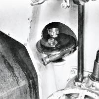 Ligne Maginot - Canon-obusier de 75 mm modèle 1932 sous casemate (75 32) - Ouvrage de Fermont bloc 4
Indicateur de Hausse coté gauche de la pièce