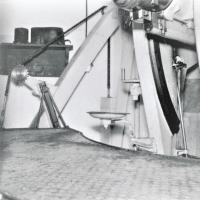 Ligne Maginot - Canon-obusier de 75 mm modèle 1932 sous casemate (75 32) - Ouvrage de Fermont bloc 4
La plateforme mobile pour le chargeur
