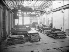 Ligne Maginot - SCHNEIDER-WESTINGHOUSE (SW) - Matériel électrique SW - Schneider-Westinghouse 
L'atelier tôlerie 