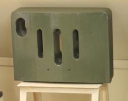 Ligne Maginot - Masque pour arme mixte et mortier de 50  - TAM 50 (TAM 50) - Masque pour arme mixte et mortier de 50  - TAM 50 -  exposé au Musée de l'ouvrage de Fermont