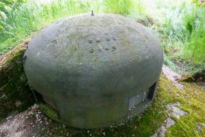 Ligne Maginot - ASCHBACH EST - O2 - (Casemate d'infanterie - Double) - Cloche GFM nord-ouest
Noter l'inscription 'SM33  C145'