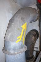 Ligne Maginot - SCHOENENBOURG - (Ouvrage d'artillerie) - Entrée des hommes
Gaines d'aération dans le puits du bloc