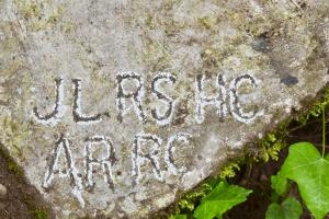 Ligne Maginot - BATTENHEIM ECLUSE 44 NORD 2 - (Cuve pour canon) - Inscriptions JL RS HC AR RC