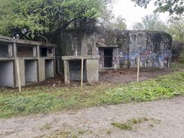 Ligne Maginot - 22/3 - GERSTHEIM - (Casemate d'infanterie - Double) - Entrée et niches bétonnées