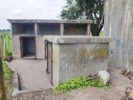 Ligne Maginot - 22/3 - GERSTHEIM - (Casemate d'infanterie - Double) - Niches bétonnées