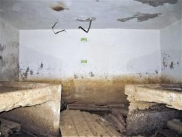 Ligne Maginot - GROSSMATTEN - (Blockhaus pour arme infanterie) - Chambre de tir, au fond le support d'un ventilateur