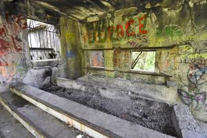 Ligne Maginot - SUNDHOUSE - (Stand de tir) - Pas de tir pour canon de campagne