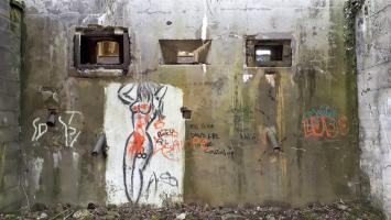 Ligne Maginot - SUNDHOUSE - (Stand de tir) - Créneaux de la casemate d'exercice