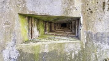 Ligne Maginot - 84 - CHEMIN CREUX - (Casemate d'infanterie - Double) - Créneau pour FM 24/29