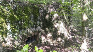 Ligne Maginot - CB276 - DALEM OUEST - (Blockhaus pour arme infanterie) - Autre vue du créneau de tir 