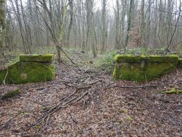 Ligne Maginot - RURANGE - (Depot du Génie) - Entrée du dépôt par la voie ferrée.