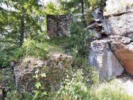 Ligne Maginot - CHATEAU NEUF 1 - (Blockhaus pour arme infanterie) - L'accès au blockhaus 