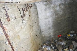 Ligne Maginot - B13 - PAS DE LA PORTE SUD - SA-7 - (Blockhaus pour arme infanterie) - Tentative de photo du sous-sol