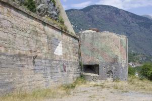 Ligne Maginot - RIMPLAS (RS) - (Ouvrage d'artillerie) - Avant/Après - essai de reconstitution du camouflage d'origine réel