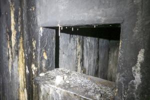 Ligne Maginot - CAVE A CANON - (Ouvrage d'infanterie) - Guichet de la cuisine dans le couloir central du sous-sol