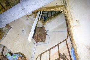 Ligne Maginot - HOBLING - A23 - (Ouvrage d'infanterie) - Bloc 3
Cage d'escalier, obstruée par des déchets et en pauvre état