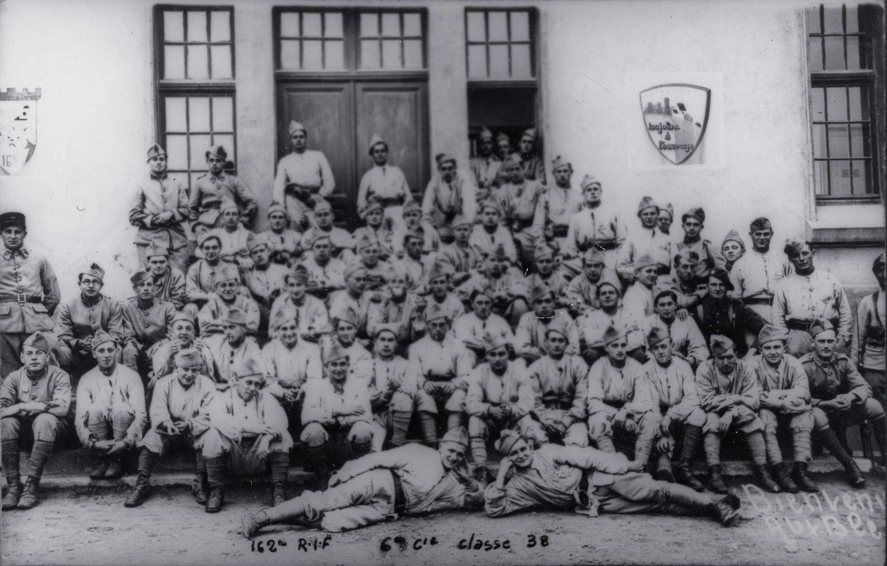 Ligne Maginot - VECKRING - (Camp de sureté) - La 6° Cie du 162° RIF, classe 38 - Inconnu