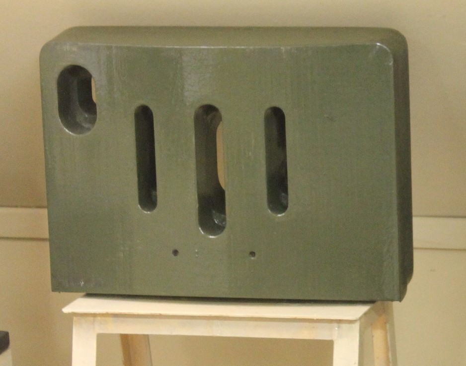 Ligne Maginot - Masque pour arme mixte et mortier de 50  - TAM 50 (TAM 50) - Masque pour arme mixte et mortier de 50  - TAM 50 -  exposé au Musée de l'ouvrage de Fermont