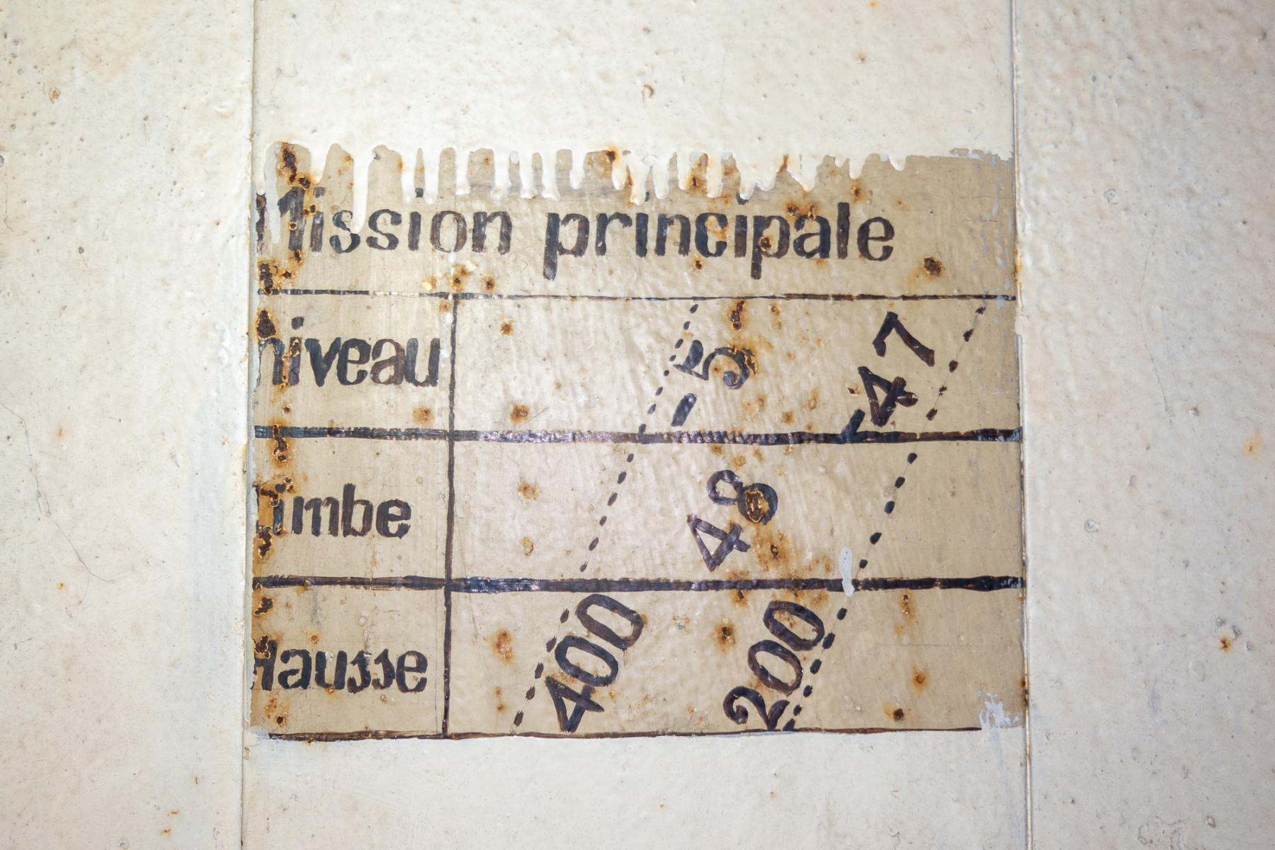 Ligne Maginot - ASCHBACH EST - O2 - (Casemate d'infanterie - Double) - Chambre de tir sud-est
Coordonnées de la mission de tir principale - Michel Teiten