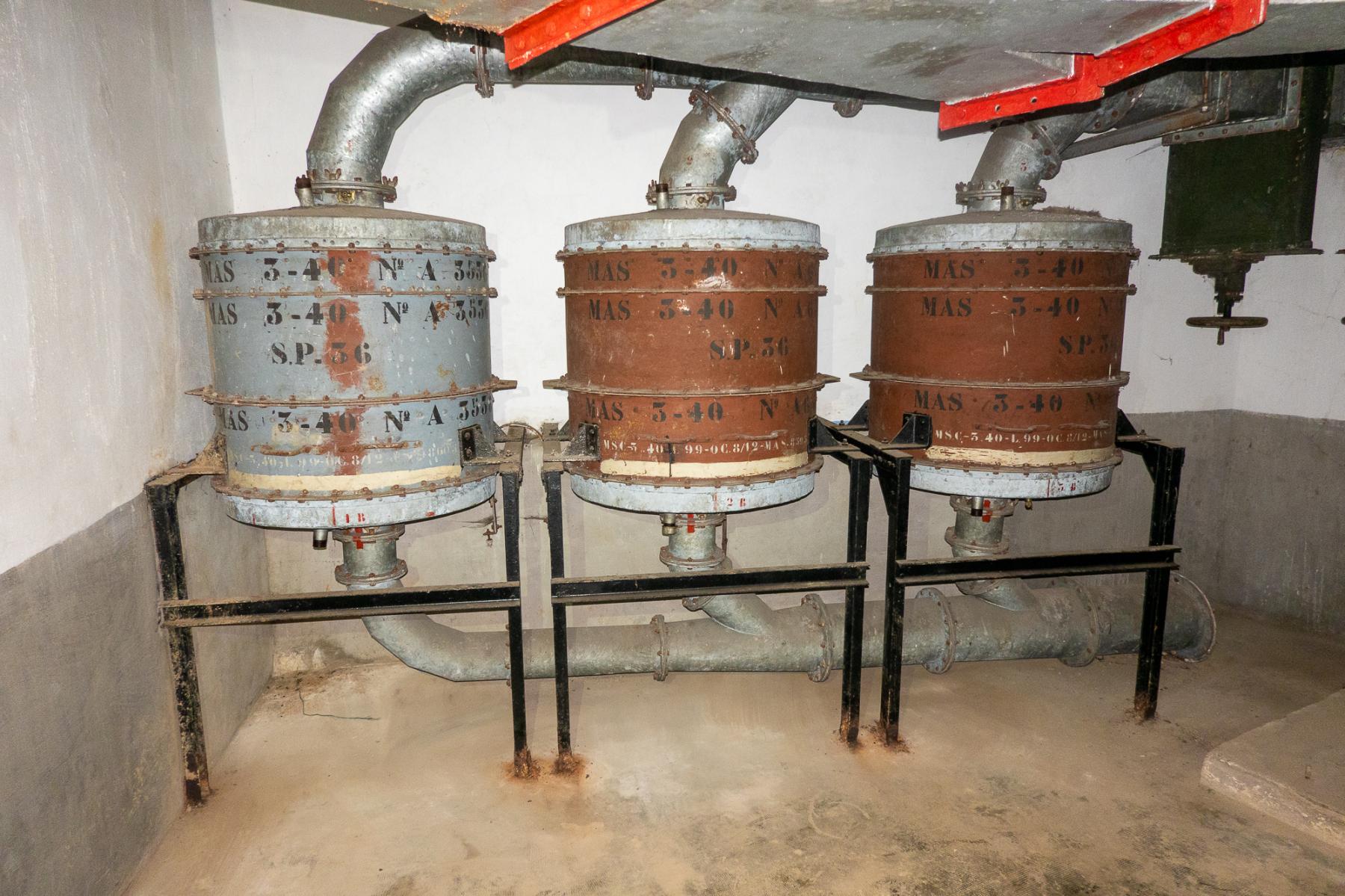 Ligne Maginot - ASCHBACH EST - O2 - (Casemate d'infanterie - Double) - Etage inférieur
Salle des filtres - Michel Teiten