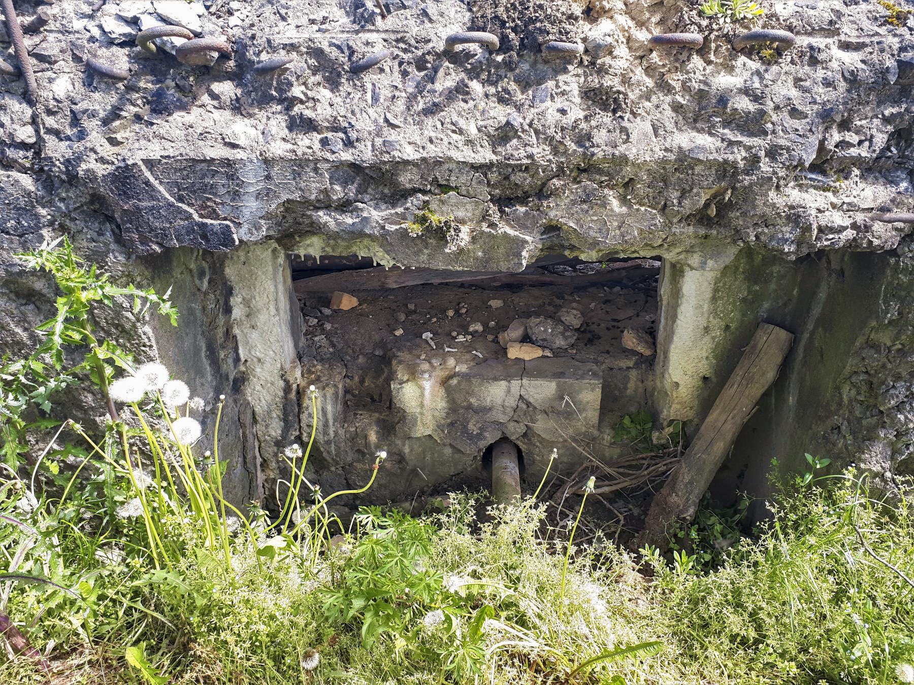 Ligne Maginot - TRAMBACH - (Blockhaus pour arme infanterie) - Vue interne du créneau - Gregory Fuchs