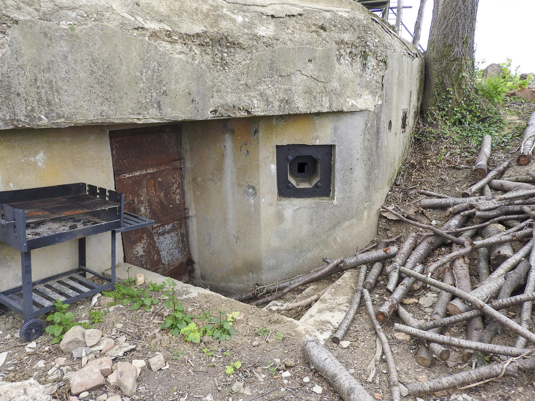 Ligne Maginot - REIMERSWILLER - (PC) - L'entrée droite en cours de restauration - STENGER Mathieu