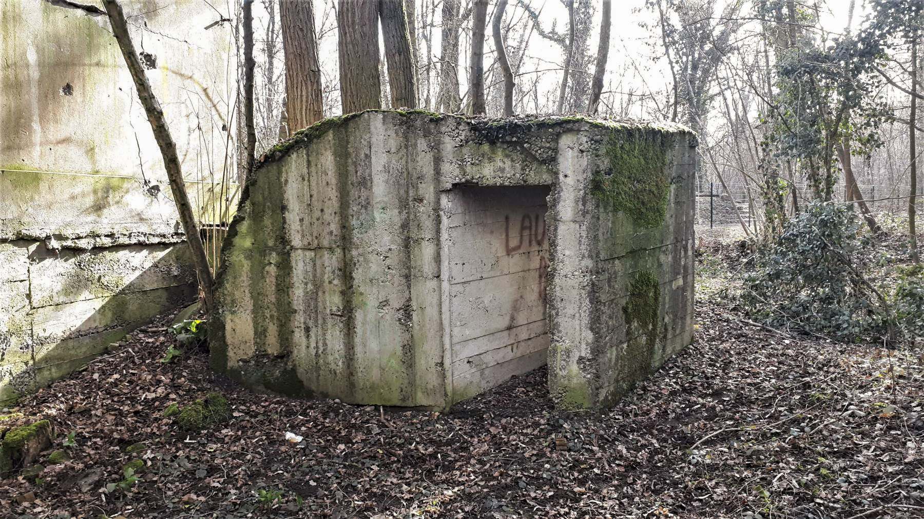 Ligne Maginot - SUNDHOUSE - (Stand de tir) - Un curieux bloc à coté de la casemate d'exercice