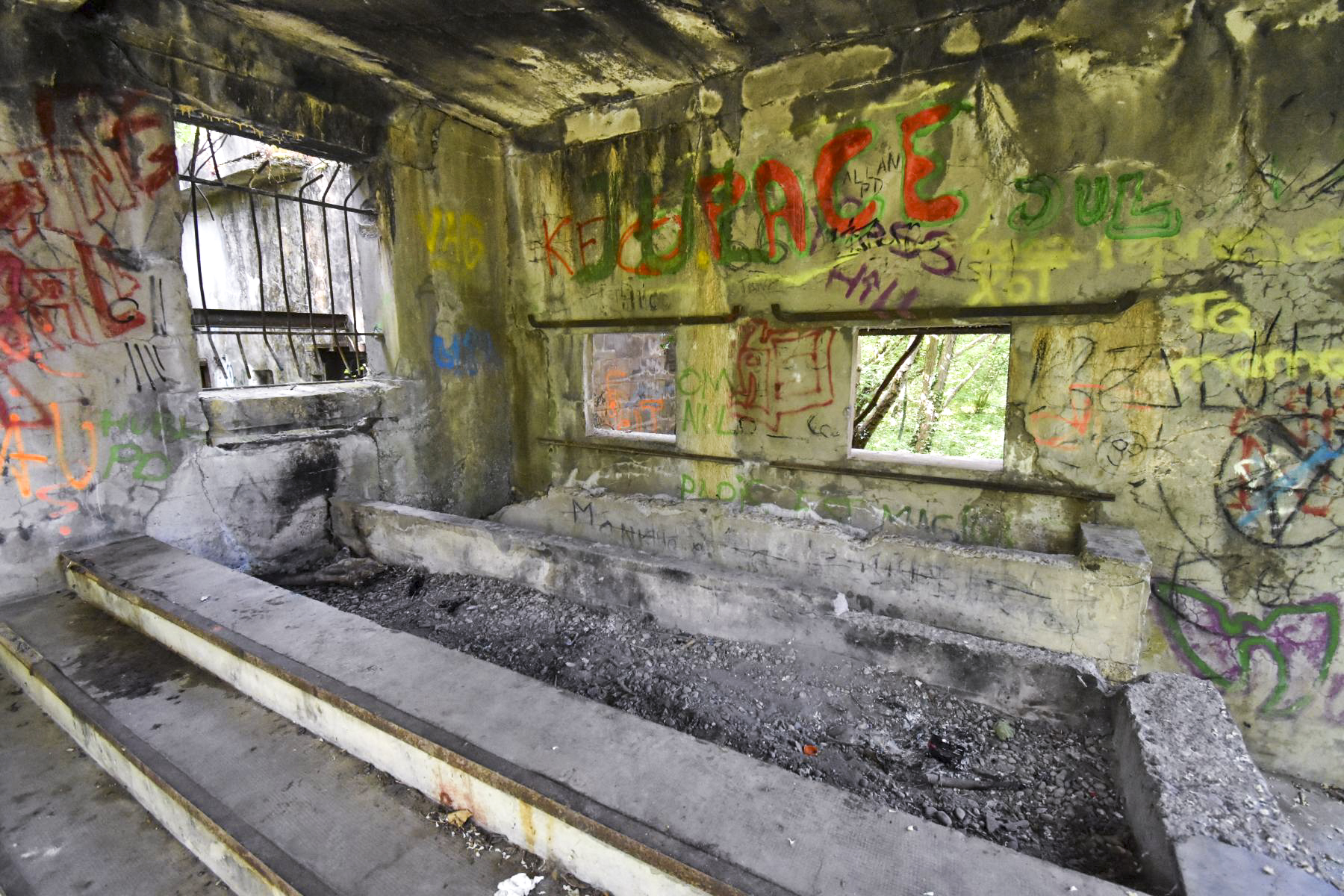 Ligne Maginot - SUNDHOUSE - (Stand de tir) - Pas de tir pour canon de campagne - Daniel Froehly
