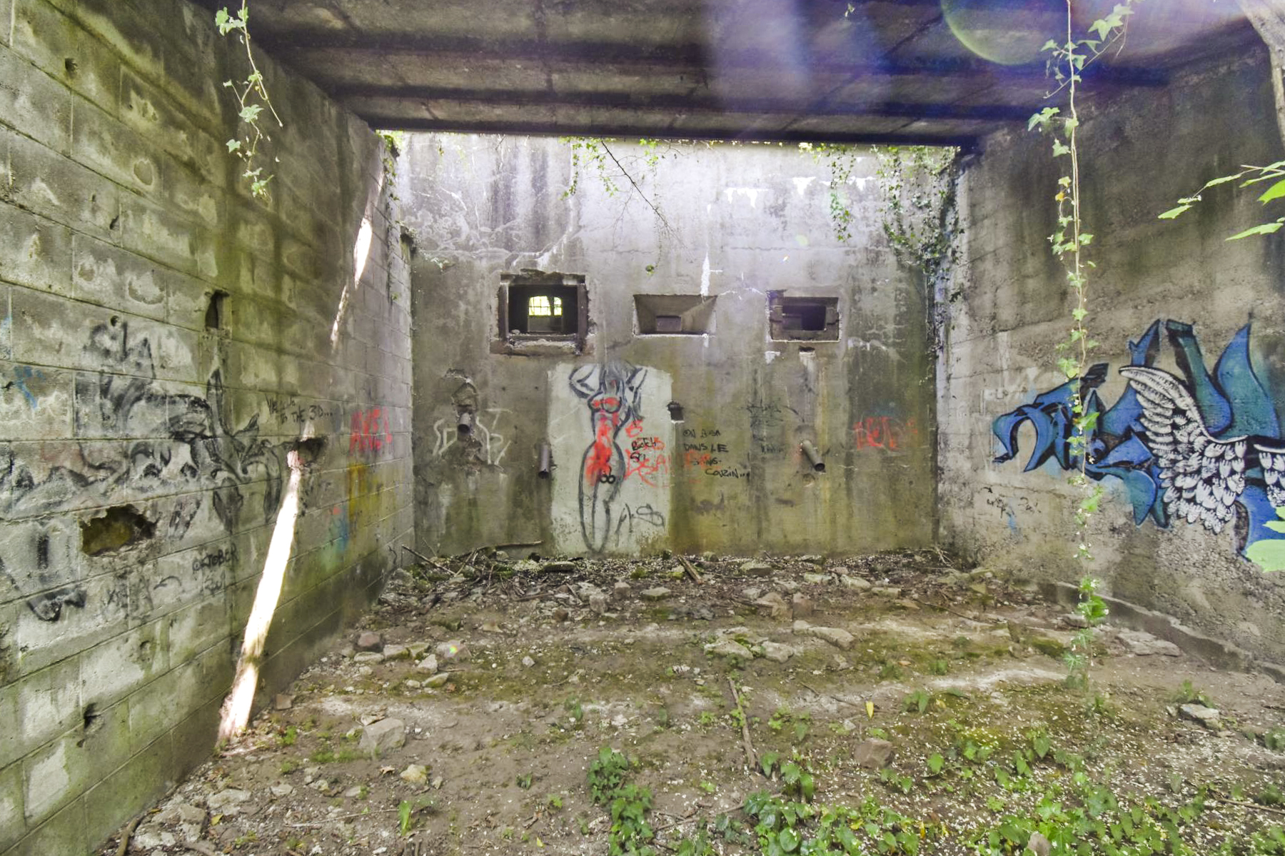 Ligne Maginot - SUNDHOUSE - (Stand de tir) - Arrière du pas de tir pour arme d'infanterie - Daniel Froehly