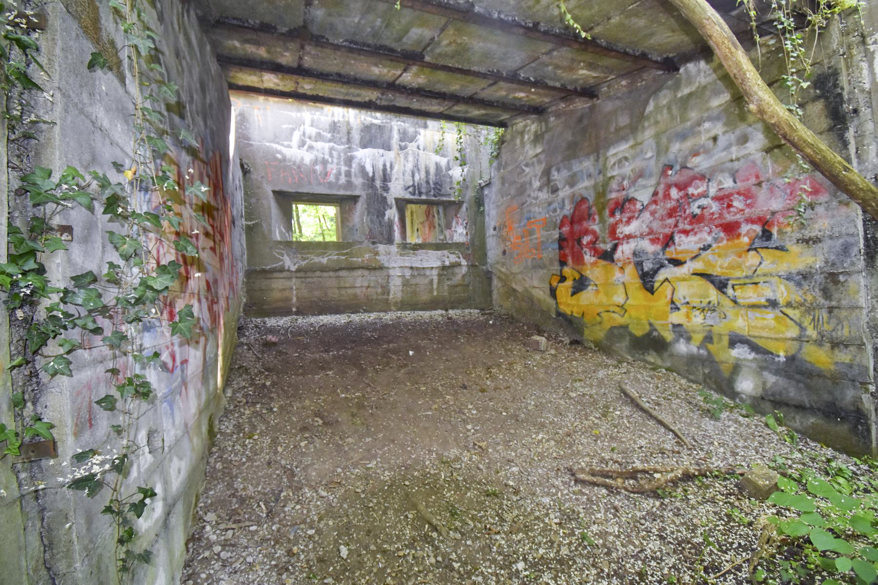 Ligne Maginot - SUNDHOUSE - (Stand de tir) - Arrière du pas de tir pour canon de campagne - Daniel Froehly