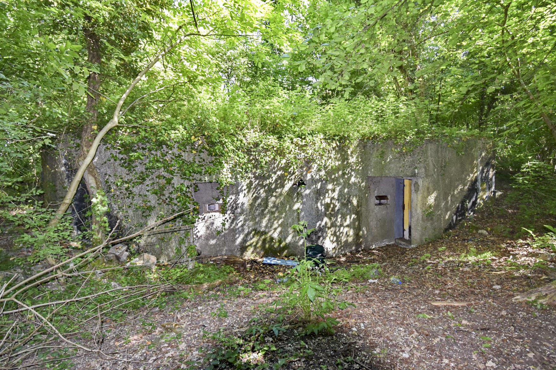 Ligne Maginot - SUNDHOUSE (I/42° RIF PUIS I/242° RI) - (PC de Quartier) - Façade d'entrée du PC - Daniel Froehly